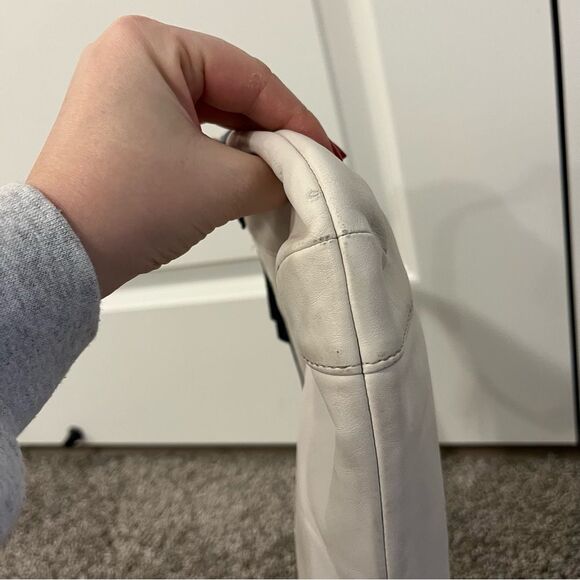 Vintage Coach Daisy Spectator Leather Shoulder/ Handbag Parchment/ Slate Blue - Picture 13 of 16